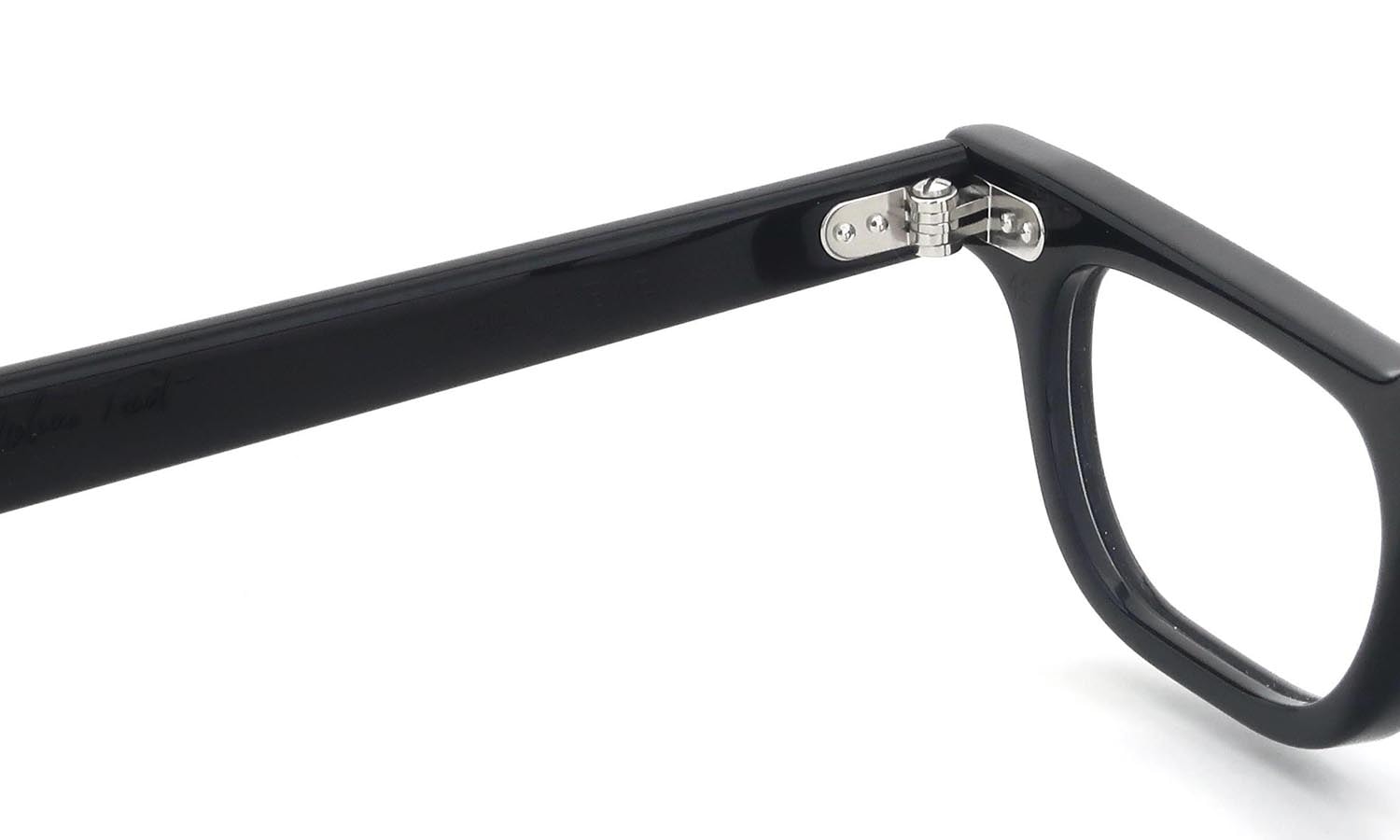 JULIUS TART OPTICAL リーディンググラス HALF EYE BLACK