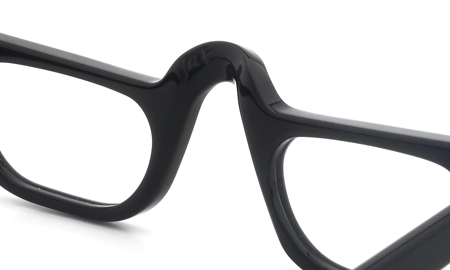 JULIUS TART OPTICAL リーディンググラス HALF EYE BLACK