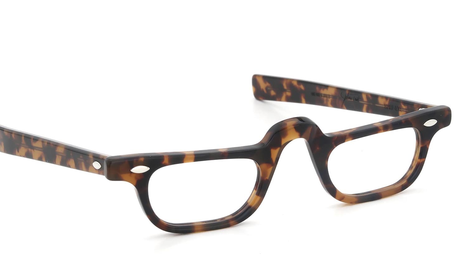 JULIUS TART OPTICAL リーディンググラス HALF EYE TORTOISE