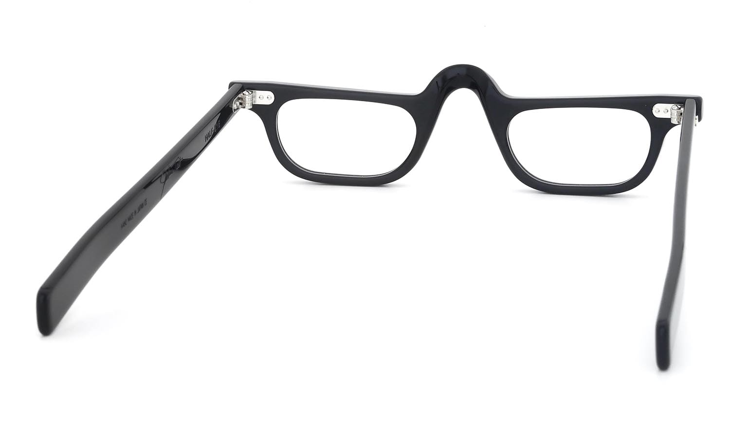 JULIUS TART OPTICAL リーディンググラス HALF EYE BLACK