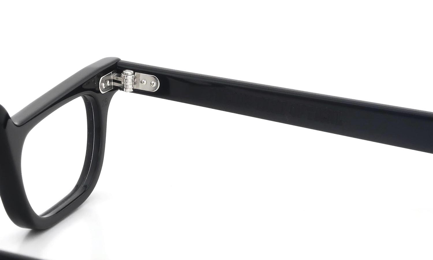 JULIUS TART OPTICAL リーディンググラス HALF EYE BLACK