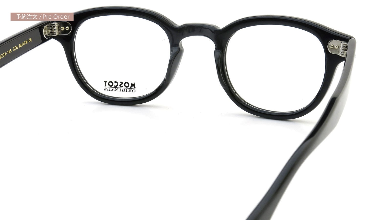 予約注文:MOSCOT LEMTOSH BLACK 46size