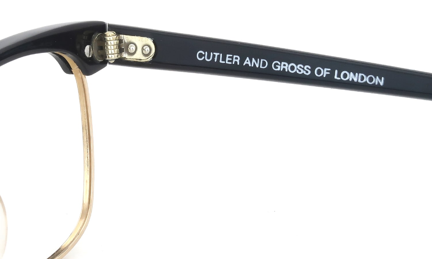 CUTLER AND GROSS vintage 1980s 0168 Black/Gold