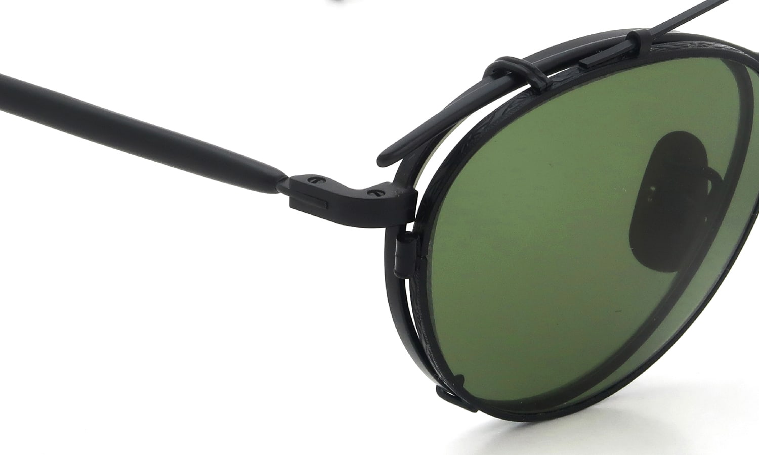 OLIVER PEOPLES 1990's OP-6 BK-MP with Clip