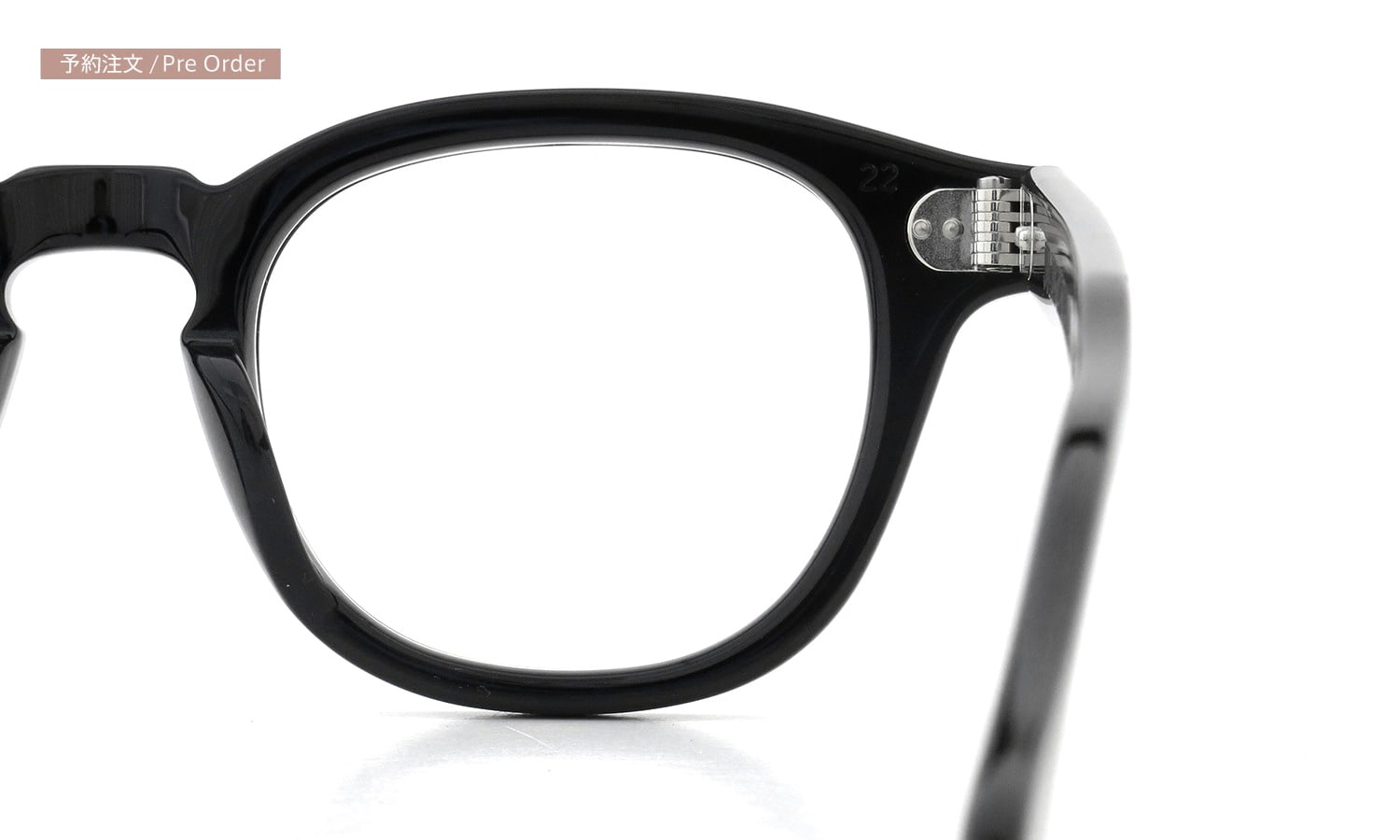 予約注文 JULIUS TART OPTICAL AR-46-22 PL-002A BLACK