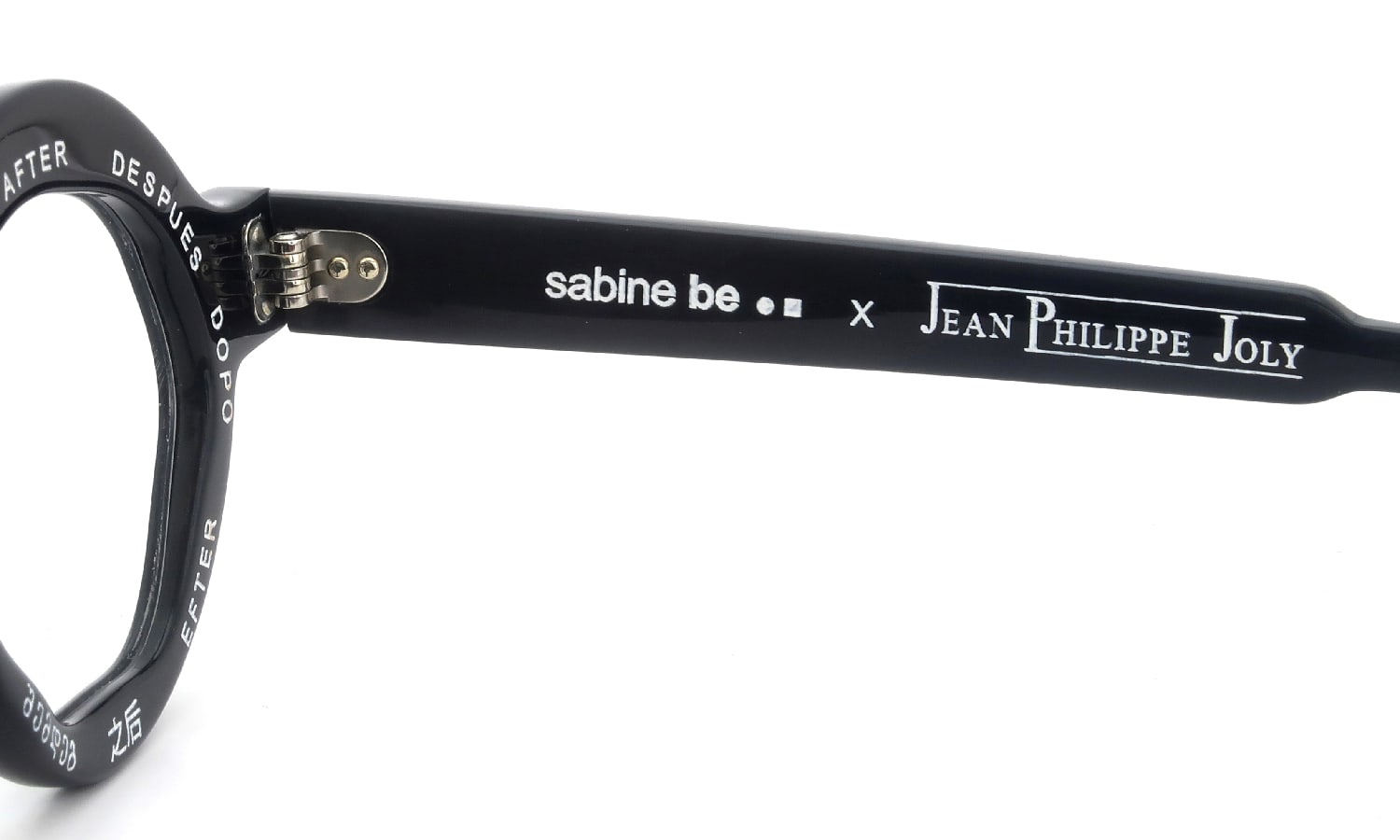 JEAN PHILIPPE JOLY × SABINE BE コラボレーションメガネ BEFORE×AFTER BA04