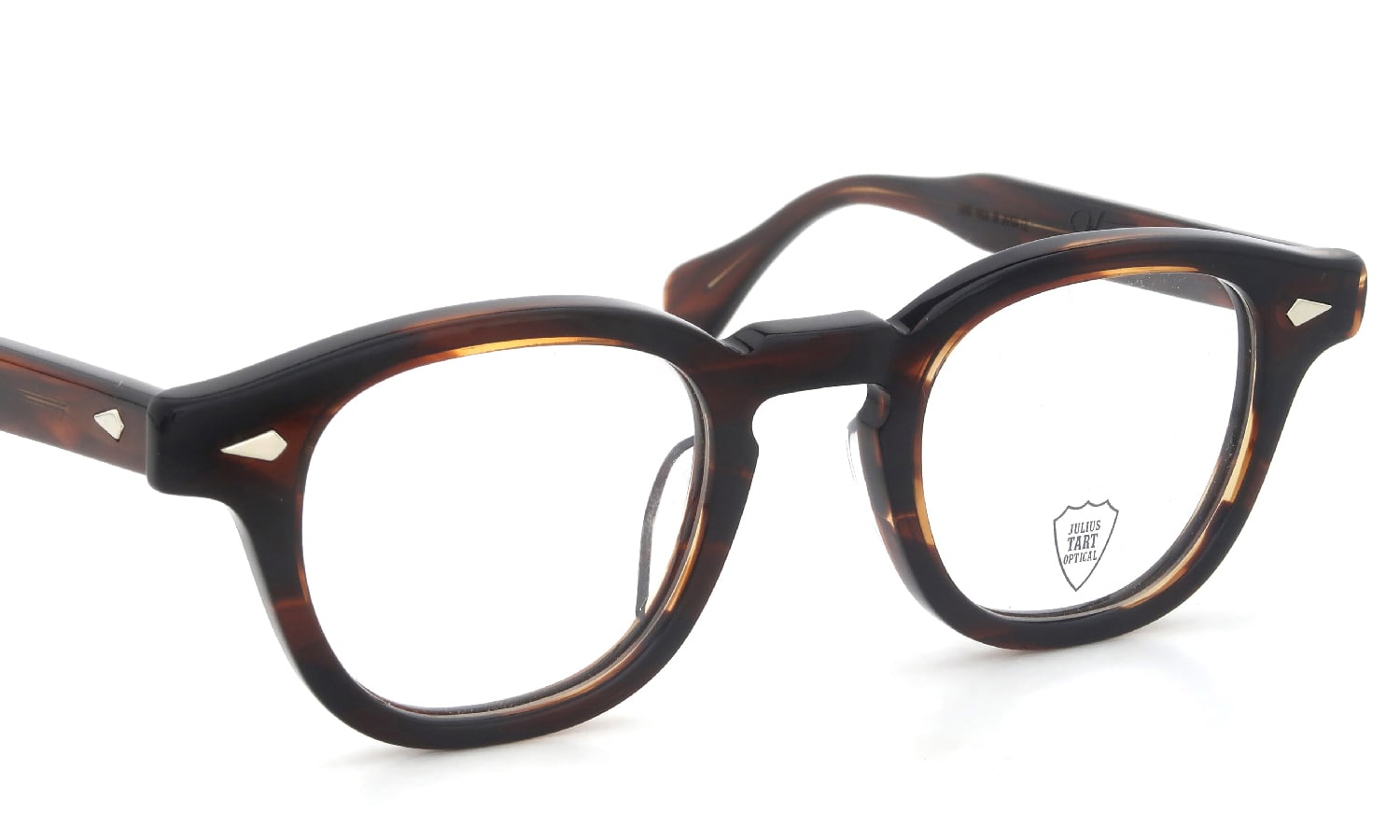 JULIUS TART OPTICAL AR-46-24 DEMI-AMBER PL-102M