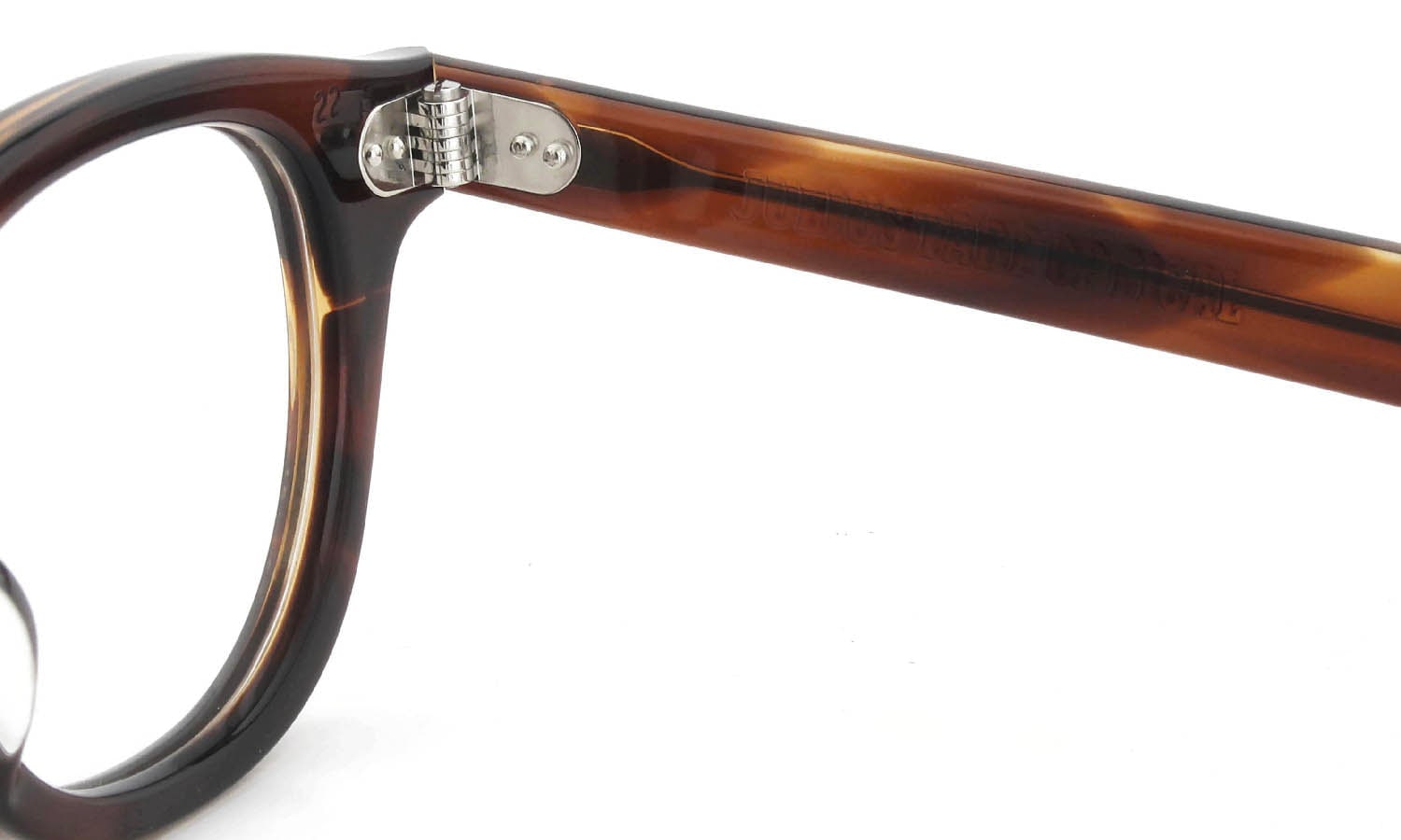 JULIUS TART OPTICAL メガネ通販 AR-46-22 PL-002M DEMI-AMBER