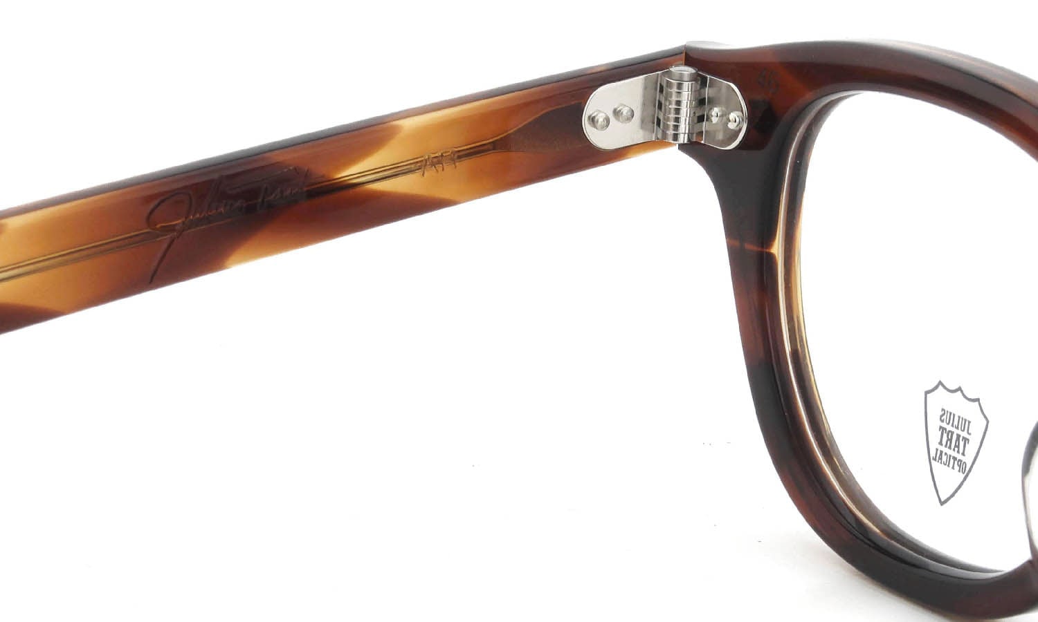 JULIUS TART OPTICAL メガネ通販 AR-46-22 PL-002M DEMI-AMBER