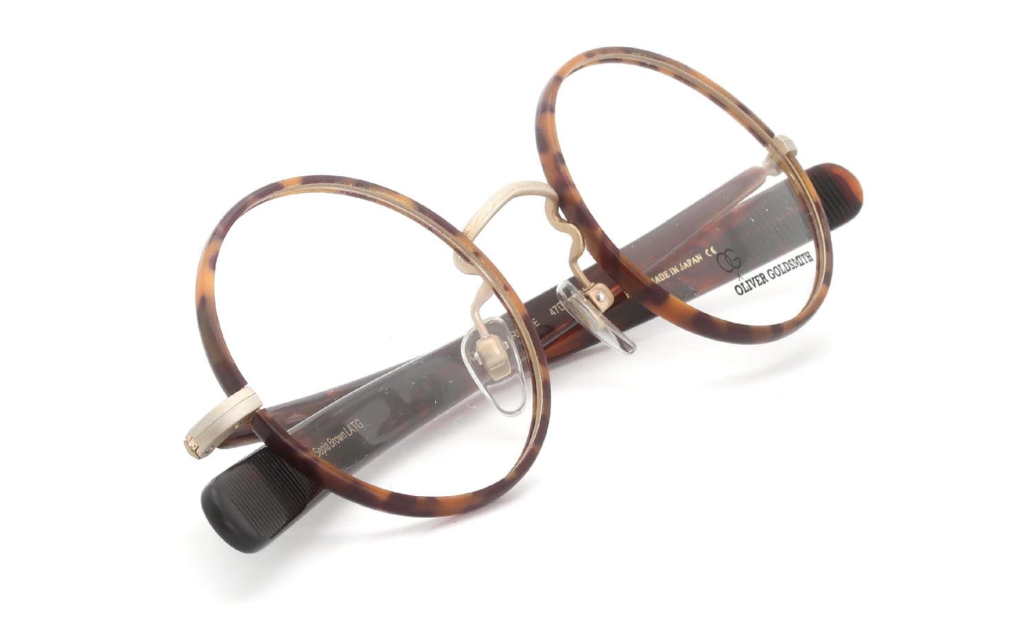 OG×OLIVERGOLDSMITH 海外モデル メガネ RANDLE Sepia Brown LATG 47size