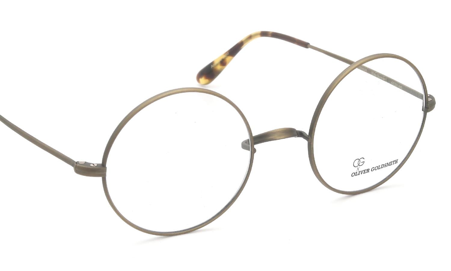 OG×OLIVERGOLDSMITH 海外モデル メガネ Oliver Dundee E Antique Gold