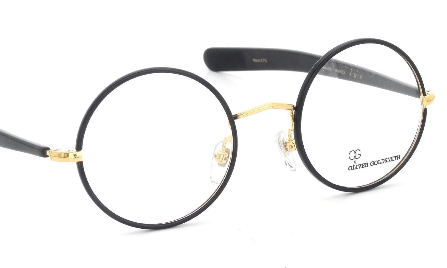 OG×OLIVERGOLDSMITH 海外モデル メガネ RANDLE Nero ATG 47size