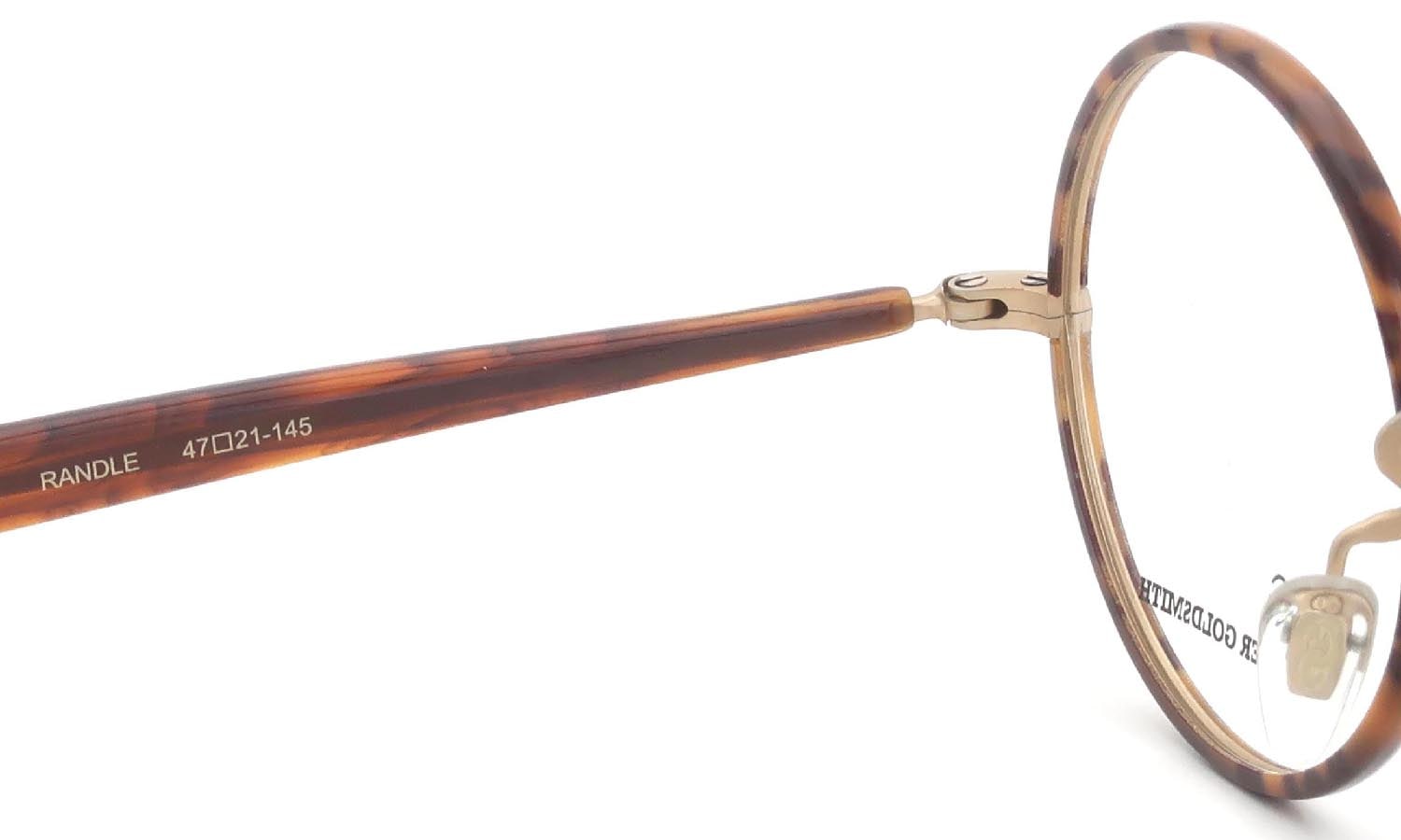 OG×OLIVERGOLDSMITH 海外モデル メガネ RANDLE Sepia Brown LATG 47size