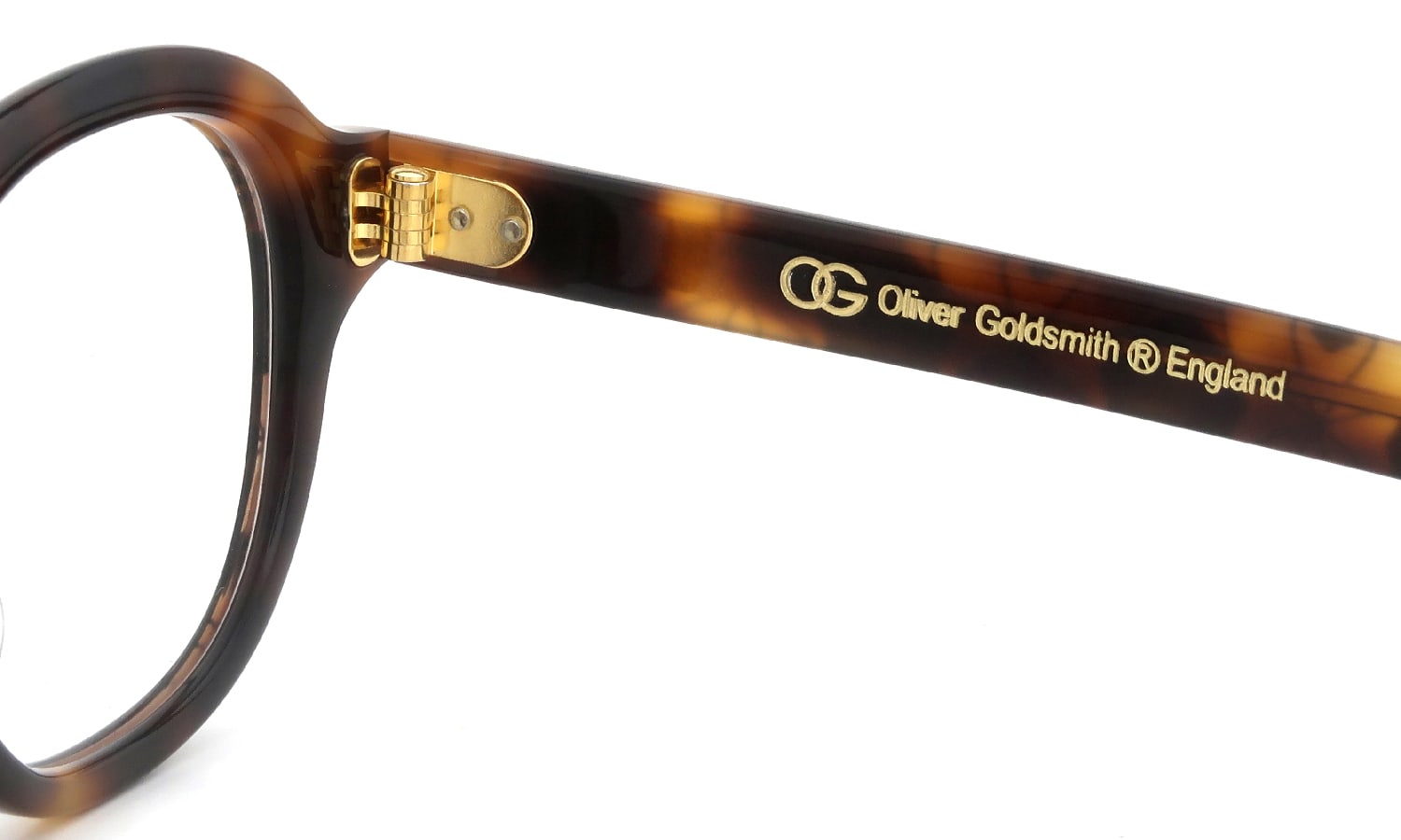 Oliver Goldsmith メガネ ELSTREE Fake Tortoiseshell