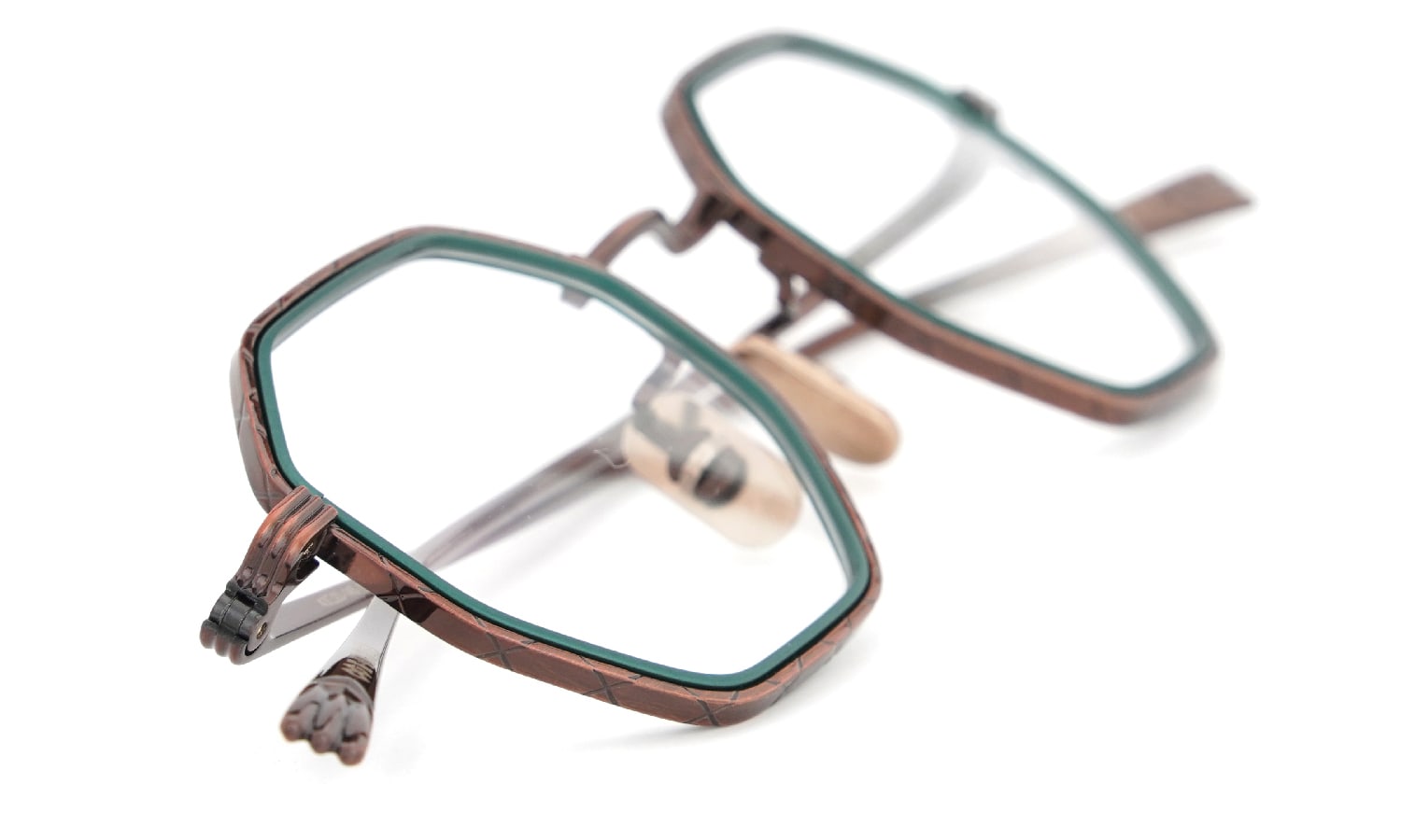 OG×OLIVERGOLDSMITH for ポンメガネ 限定生産メガネ FARMER 43-3 col.C GREEN