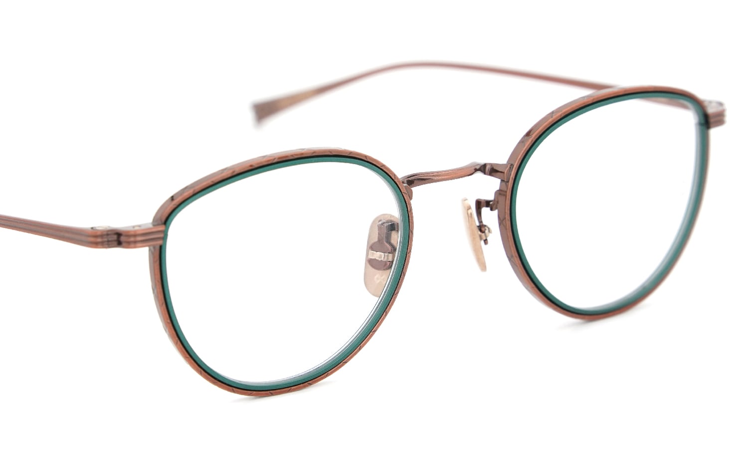 OG×OLIVERGOLDSMITH for ポンメガネ 限定生産 ACTRESS 46-3 col.C GREEN