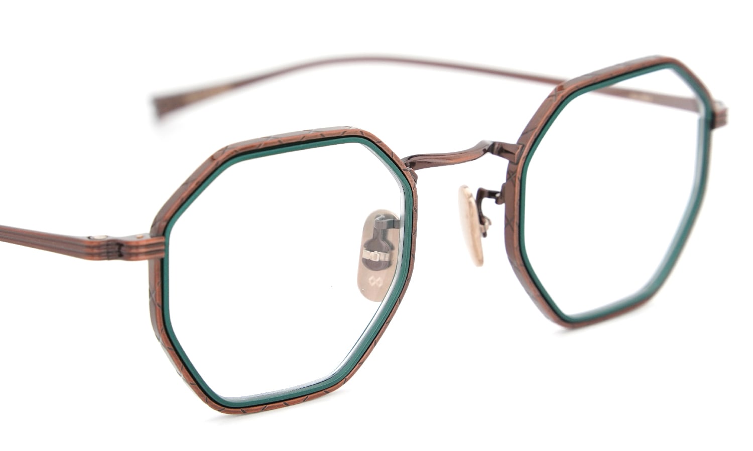 OG×OLIVERGOLDSMITH for ポンメガネ 限定生産メガネ FARMER 43-3 col.C GREEN