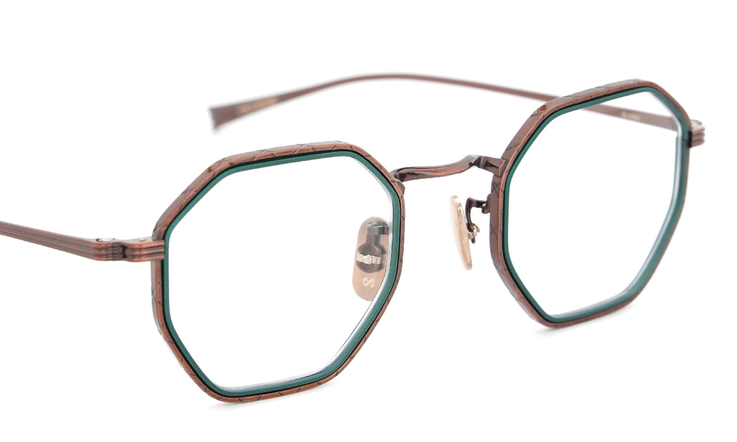 OG×OLIVERGOLDSMITH for ポンメガネ 限定生産 ACTRESS 46-3 col.C GREEN