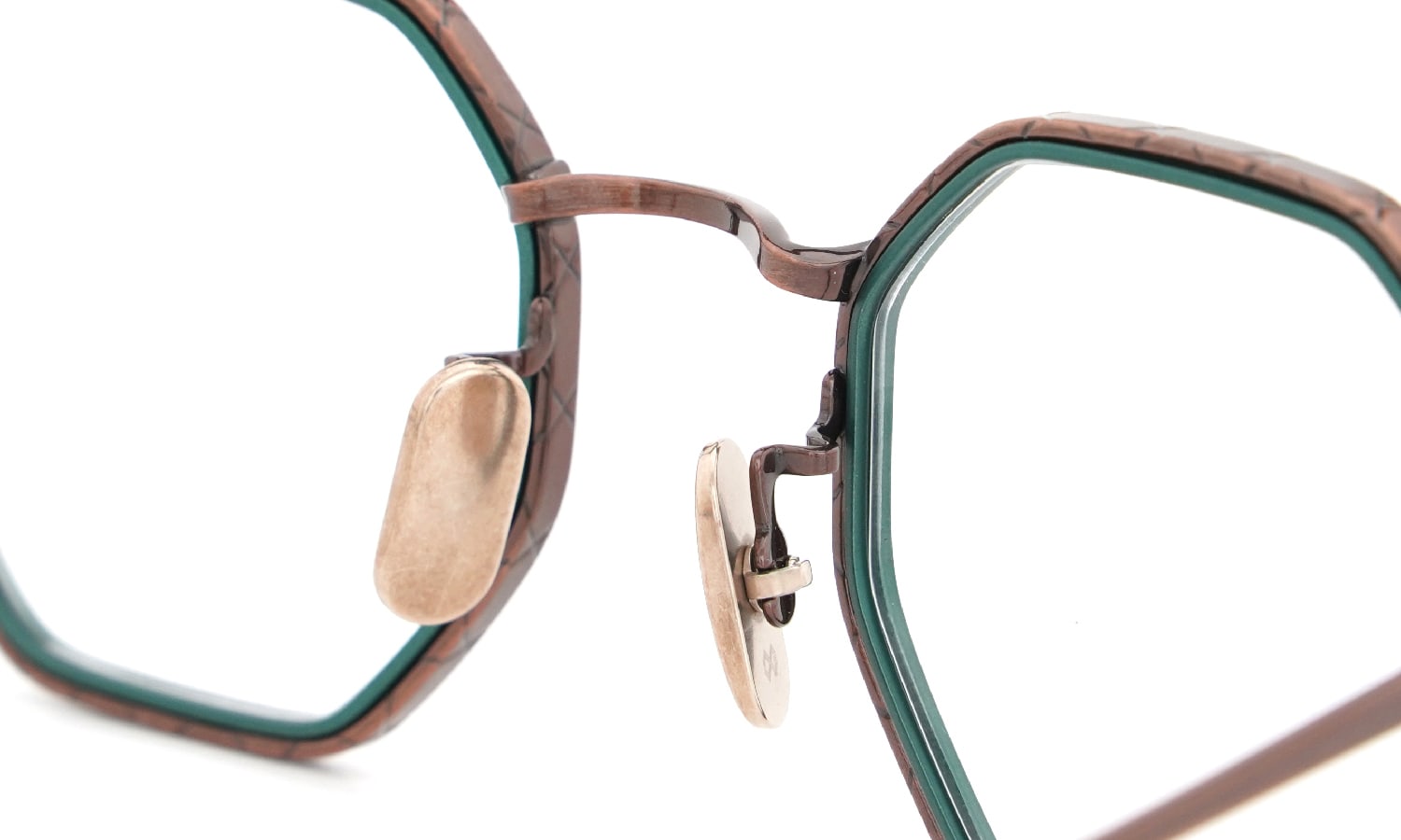 OG×OLIVERGOLDSMITH for ポンメガネ 限定生産メガネ FARMER 43-3 col.C GREEN