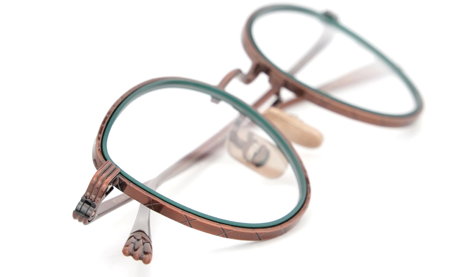 OG×OLIVERGOLDSMITH for ポンメガネ 限定生産 ACTRESS 46-3 col.C GREEN