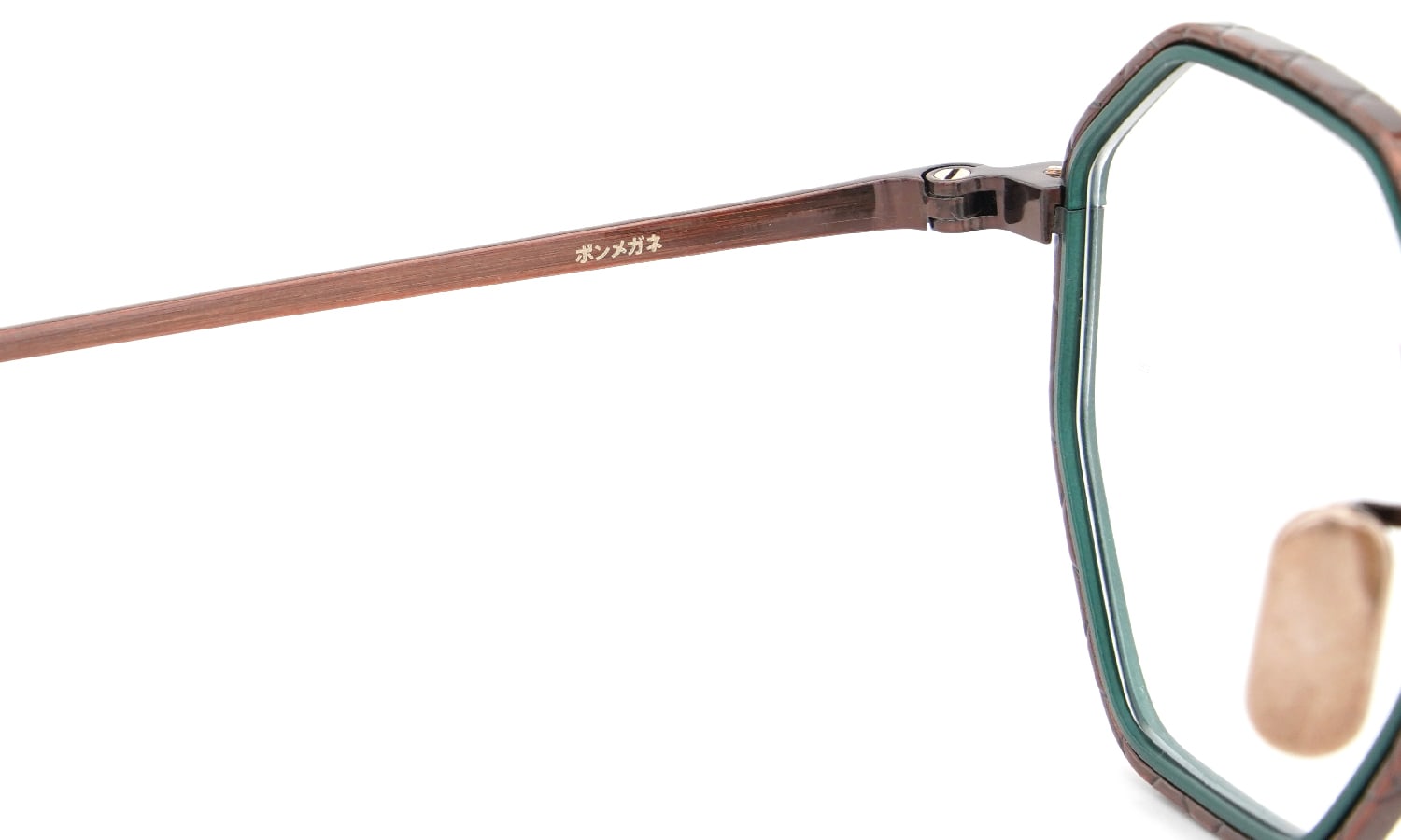 OG×OLIVERGOLDSMITH for ポンメガネ 限定生産メガネ FARMER 43-3 col.C GREEN