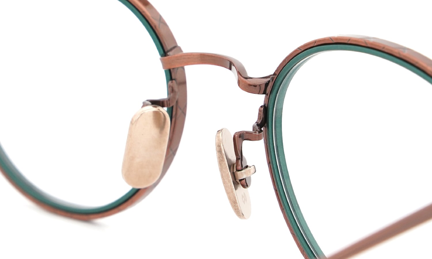 OG×OLIVERGOLDSMITH for ポンメガネ 限定生産 ACTRESS 46-3 col.C GREEN