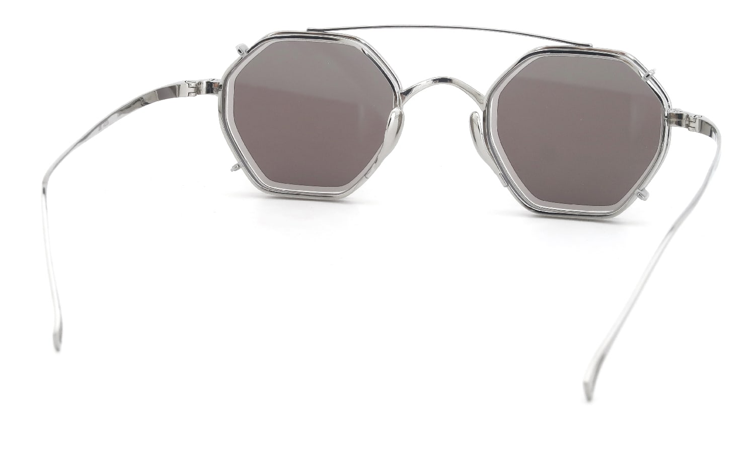 KameManNen クリップオンサングラスセット KMN-152 44size TS/ Gray-lens