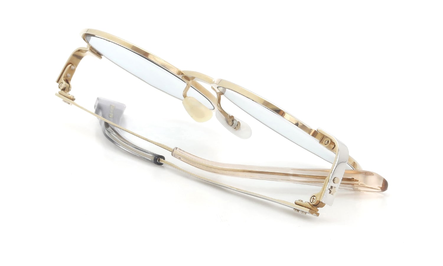 MASAHIROMARUYAMA サングラスカスタム MM-0012 col.2 GOLD&SILVER /Aqua