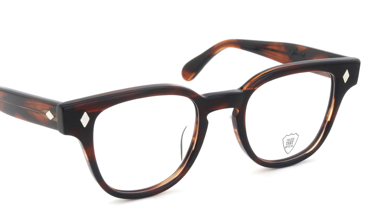 JULIUS TART OPTICAL メガネ BRYAN-48-22 DEMI-AMBER