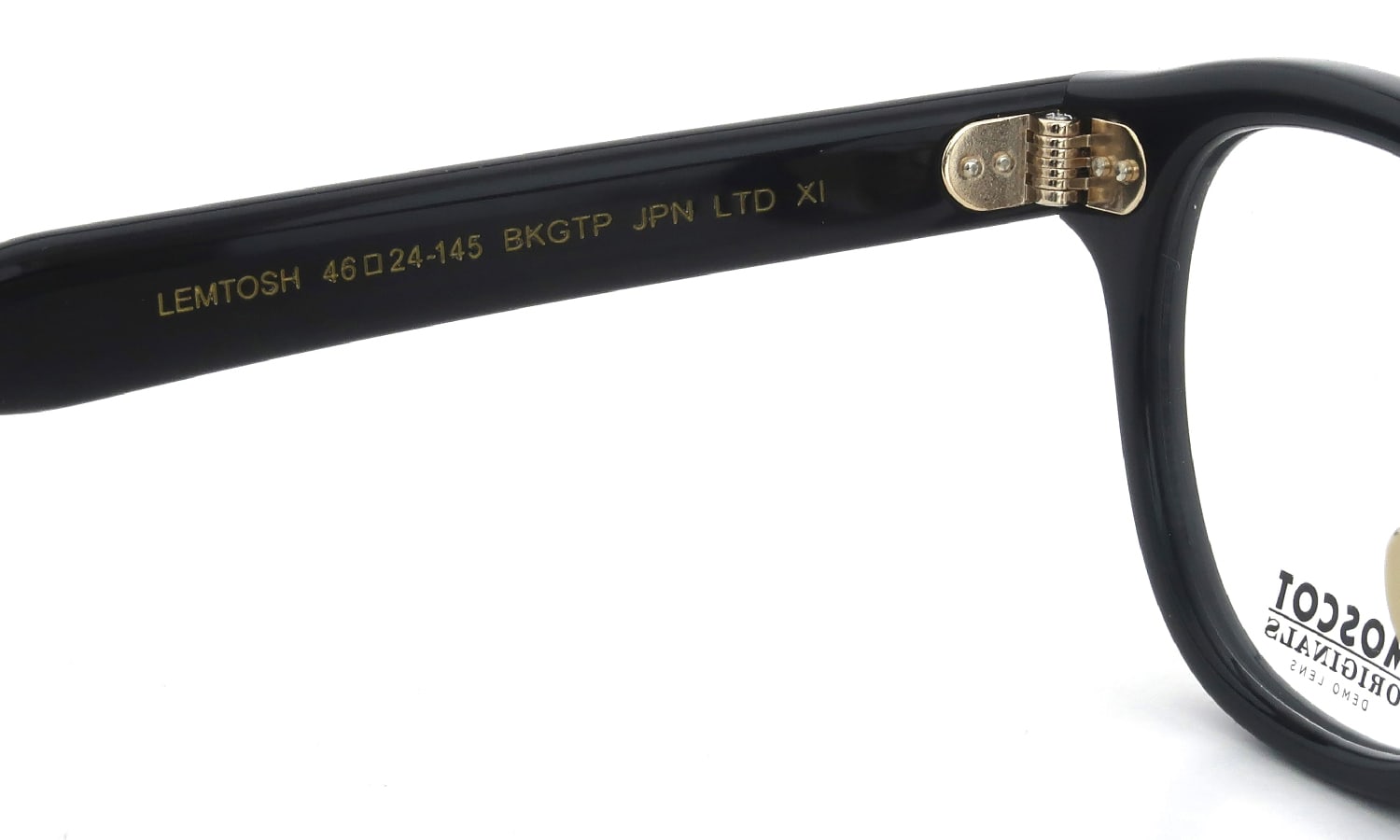 MOSCOT 限定生産 LEMTOSH 46size JPN LTD-XI BKGTP