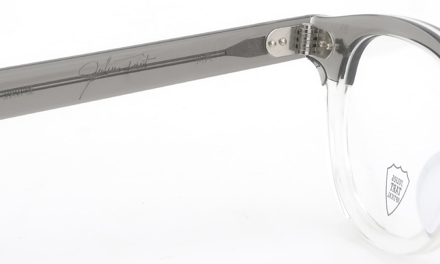 JULIUS TART OPTICAL AR-46-22 PL-002T GREY CRYSTAL BROW