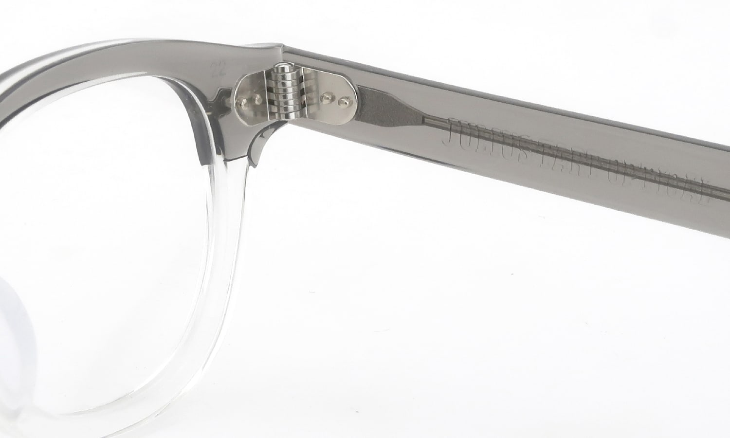 JULIUS TART OPTICAL AR-44-22 PL-001T GREY CRYSTAL BROW