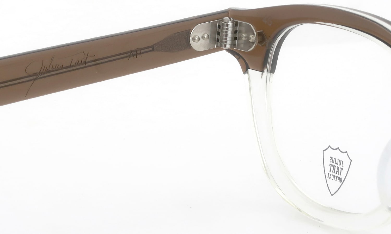 JULIUS TART OPTICAL メガネ AR-46-22 PL-002U BROWN BROW