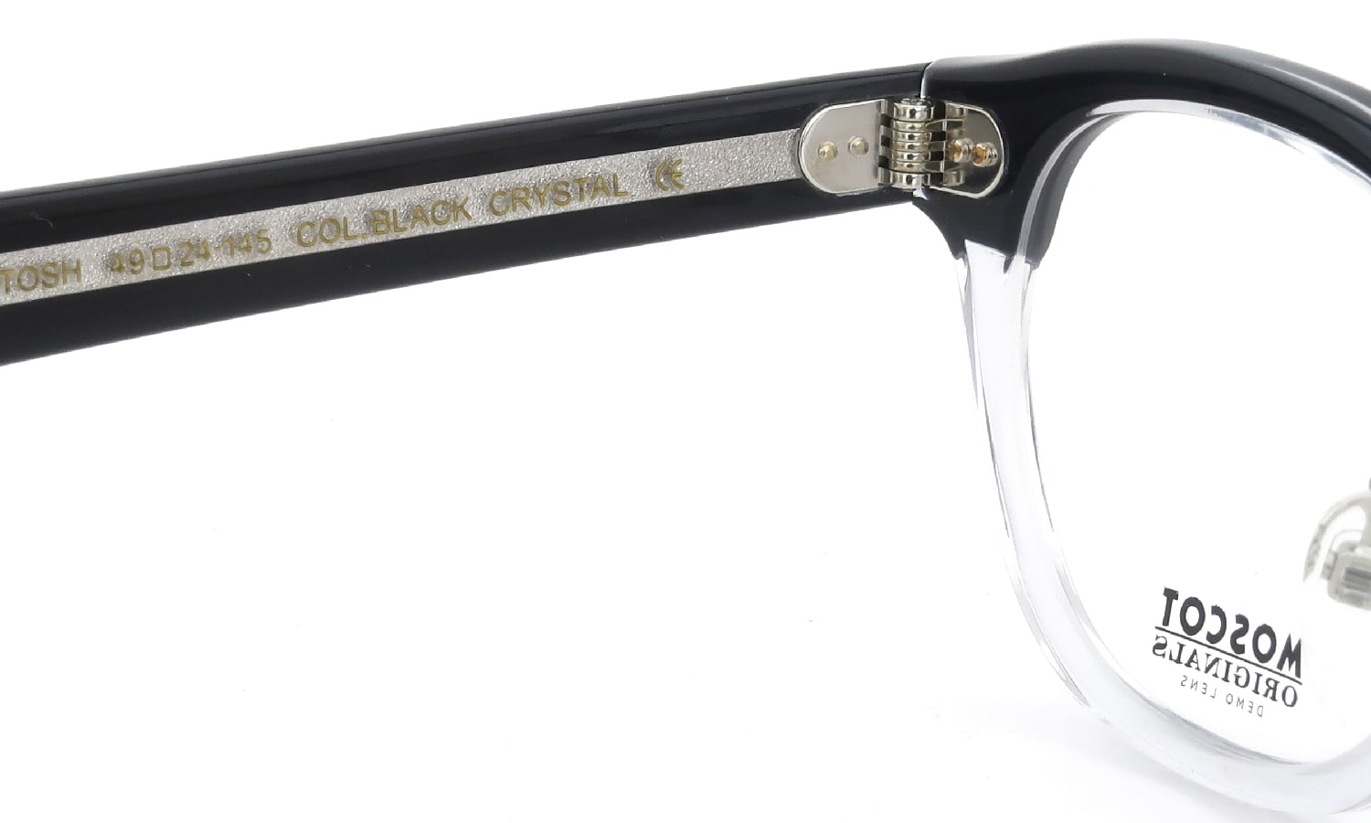 MOSCOT メガネ通販 LEMTOSH-MP BLACK CRYSTAL 49size(L)