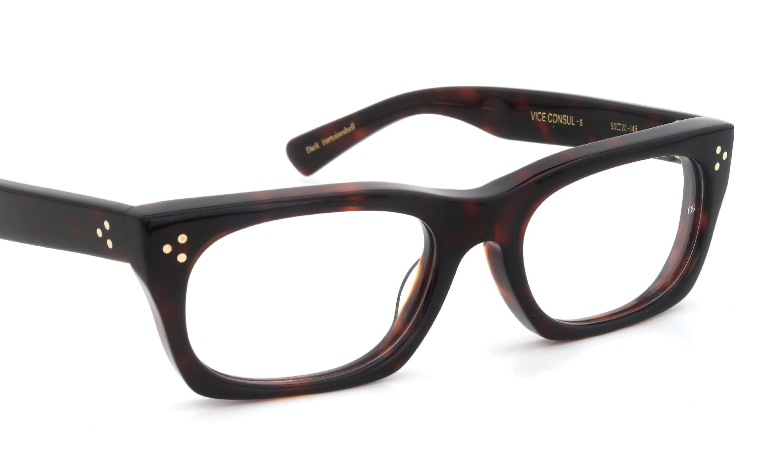 Oliver Goldsmith メガネ通販 VICE CONSUL-s Dark Tortoiseshell