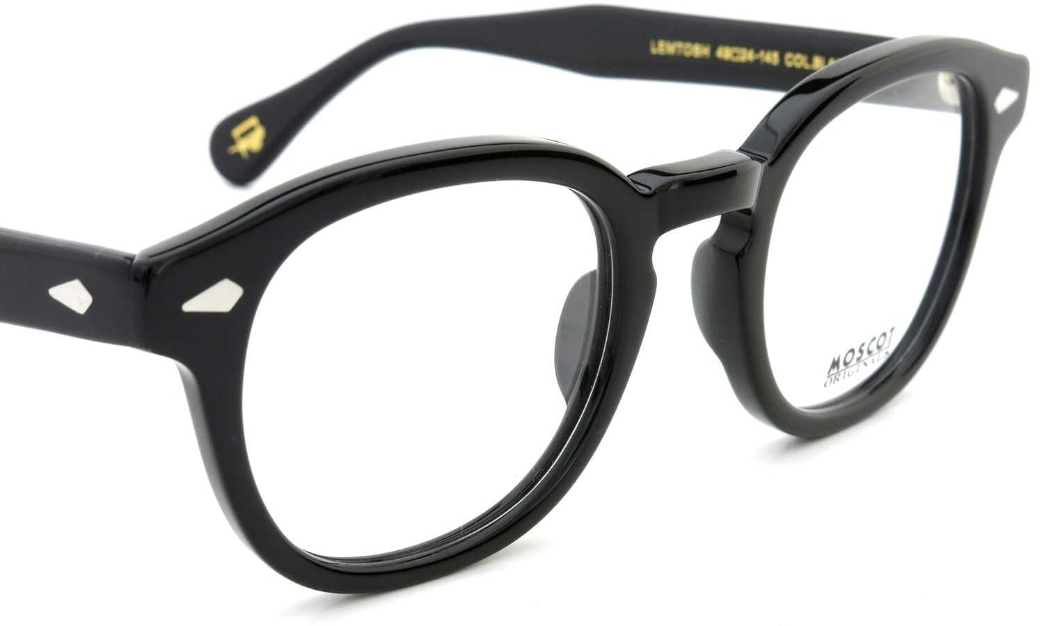 MOSCOT メガネ通販 LEMTOSH  BLACK 49size