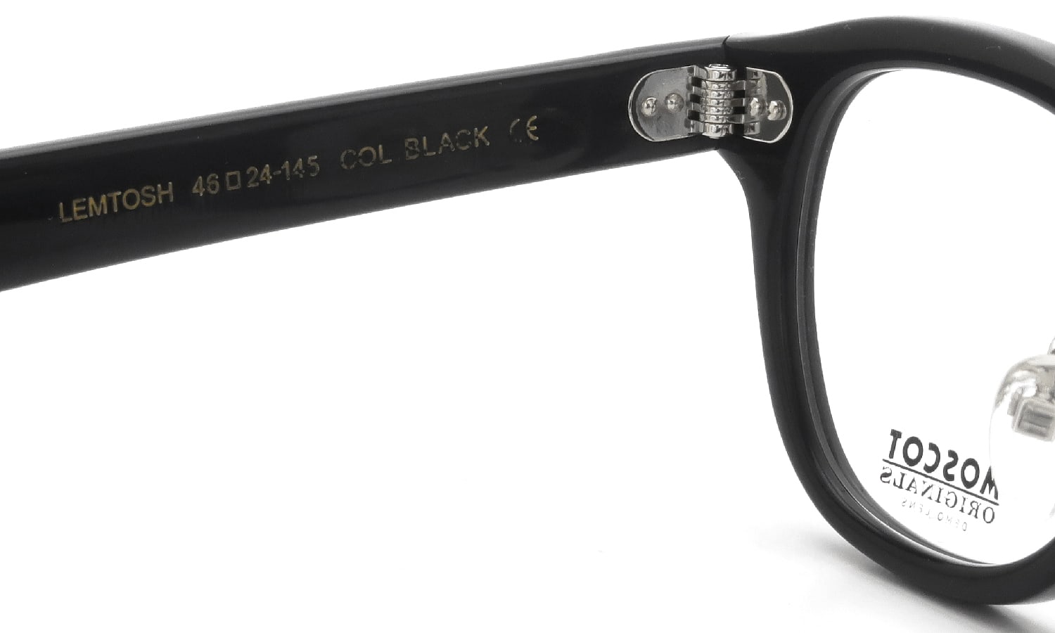 MOSCOT メガネ通販 LEMTOSH-MP BLACK 46size