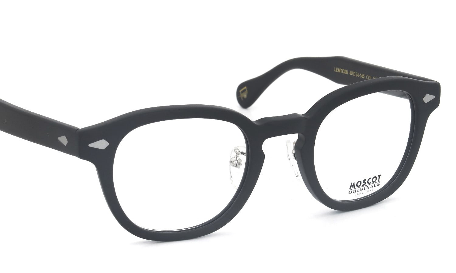 MOSCOT メガネ通販 LEMTOSH-MP MATTE BLACK 49size