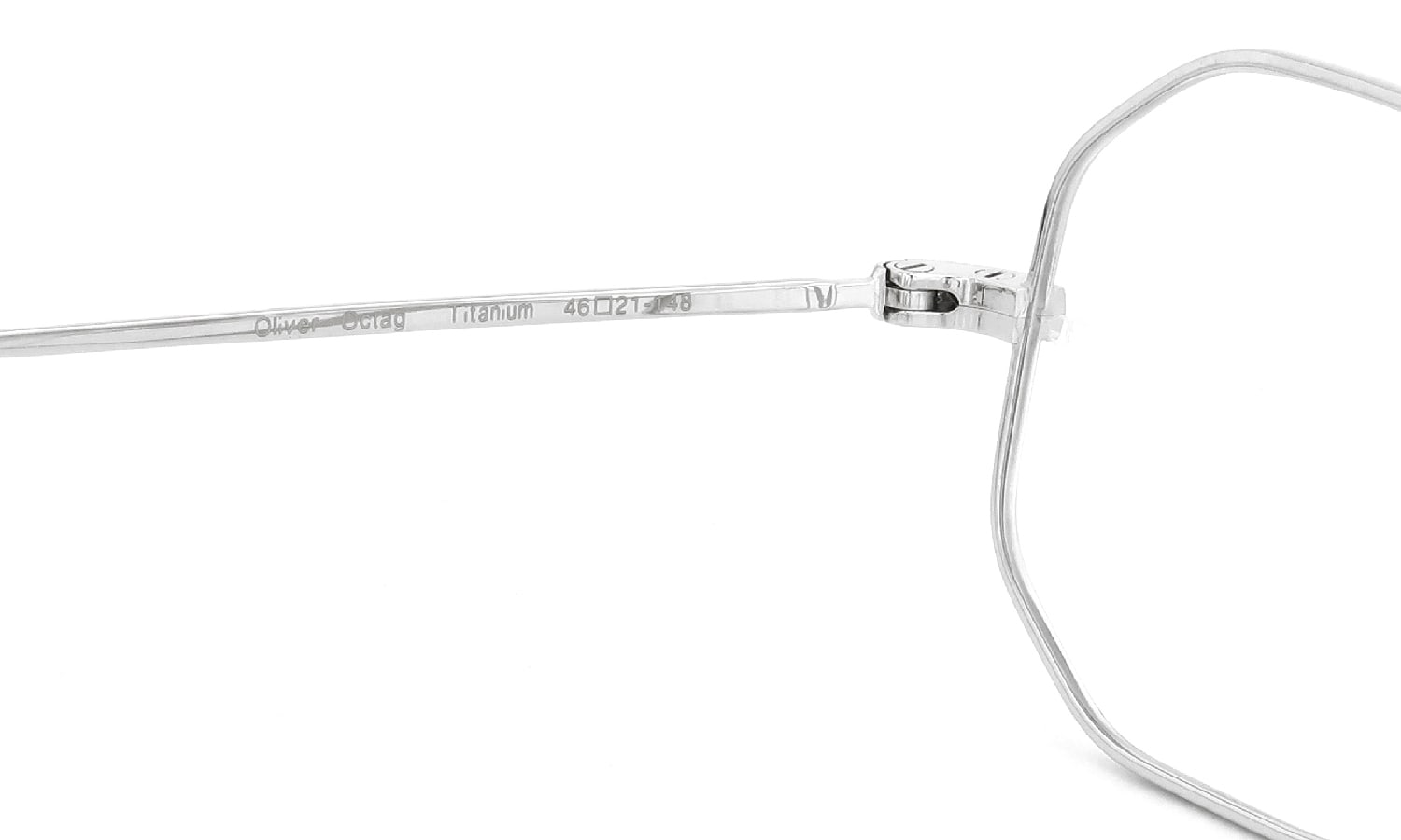 OLIVER GOLDSMITH メガネ通販 Oliver Octag 46size Silver