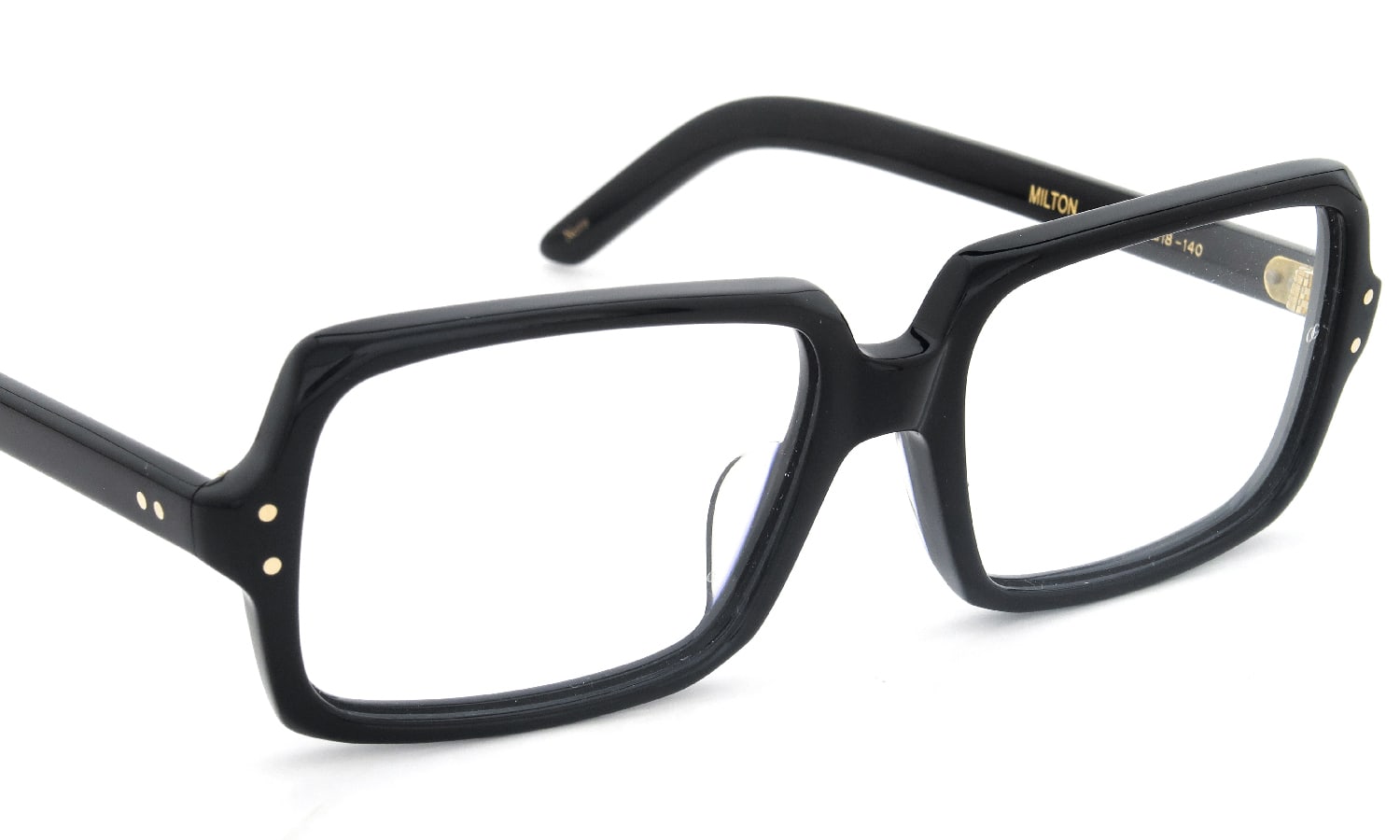 OLIVER GOLDSMITH メガネ通販 MILTON 56size Nero