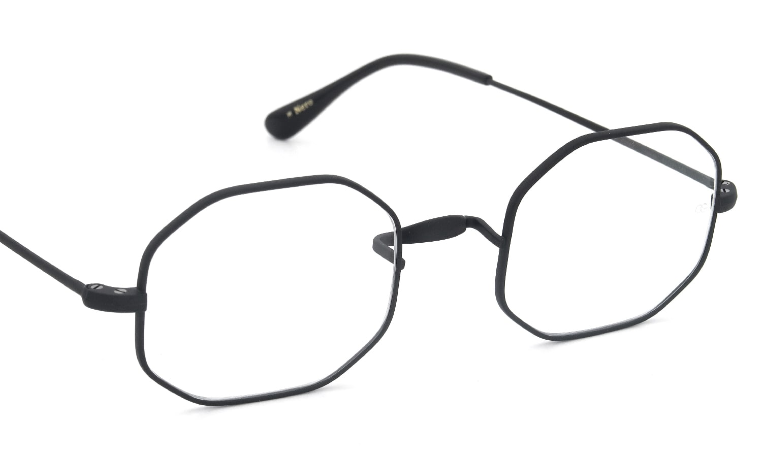 OLIVER GOLDSMITH メガネ通販 Oliver Octag 46size M Nero