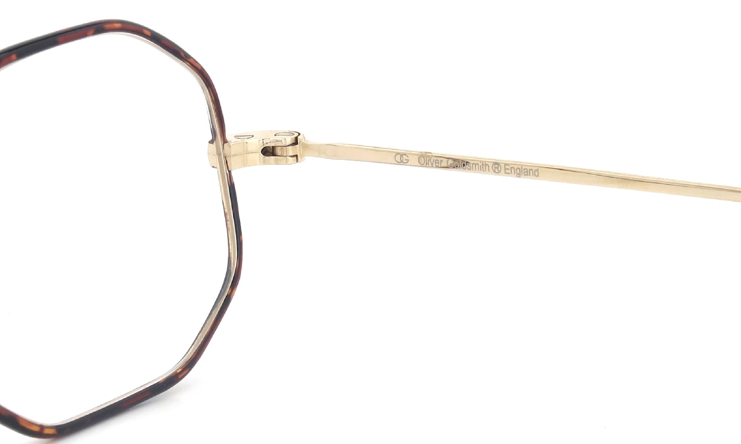 OLIVER GOLDSMITH メガネ通販 Oliver Octag 46size Gold MMS