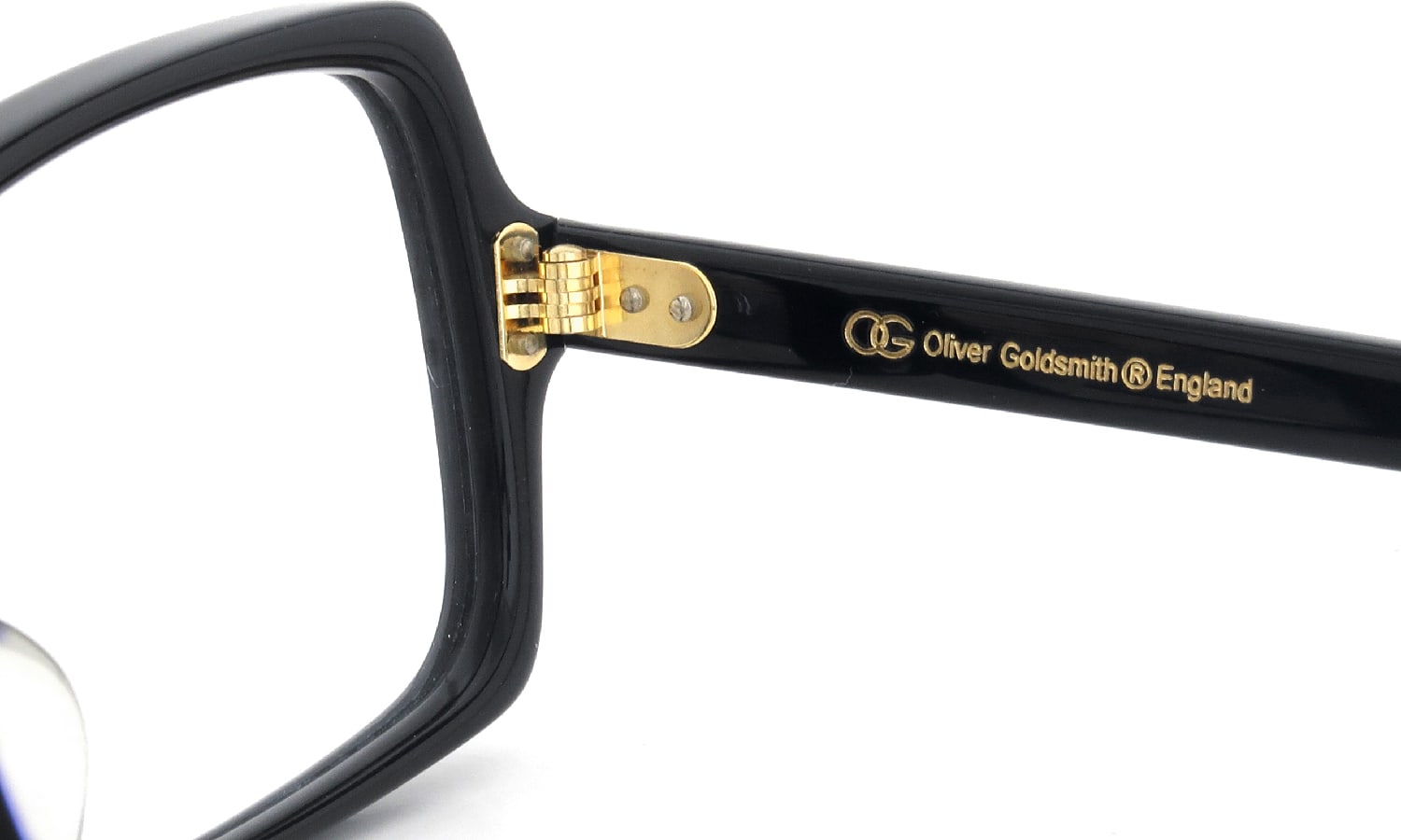 OLIVER GOLDSMITH メガネ通販 MILTON 56size Nero