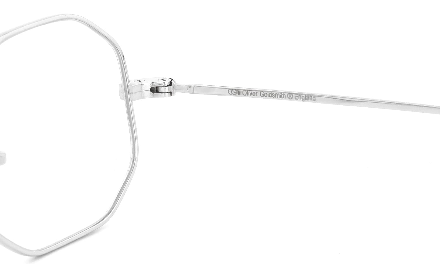 OLIVER GOLDSMITH メガネ通販 Oliver Octag 46size Silver