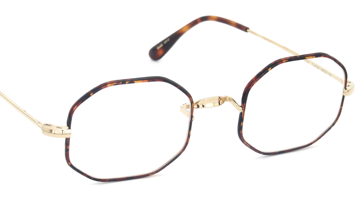 OLIVER GOLDSMITH メガネ通販 Oliver Octag 46size Gold MMS