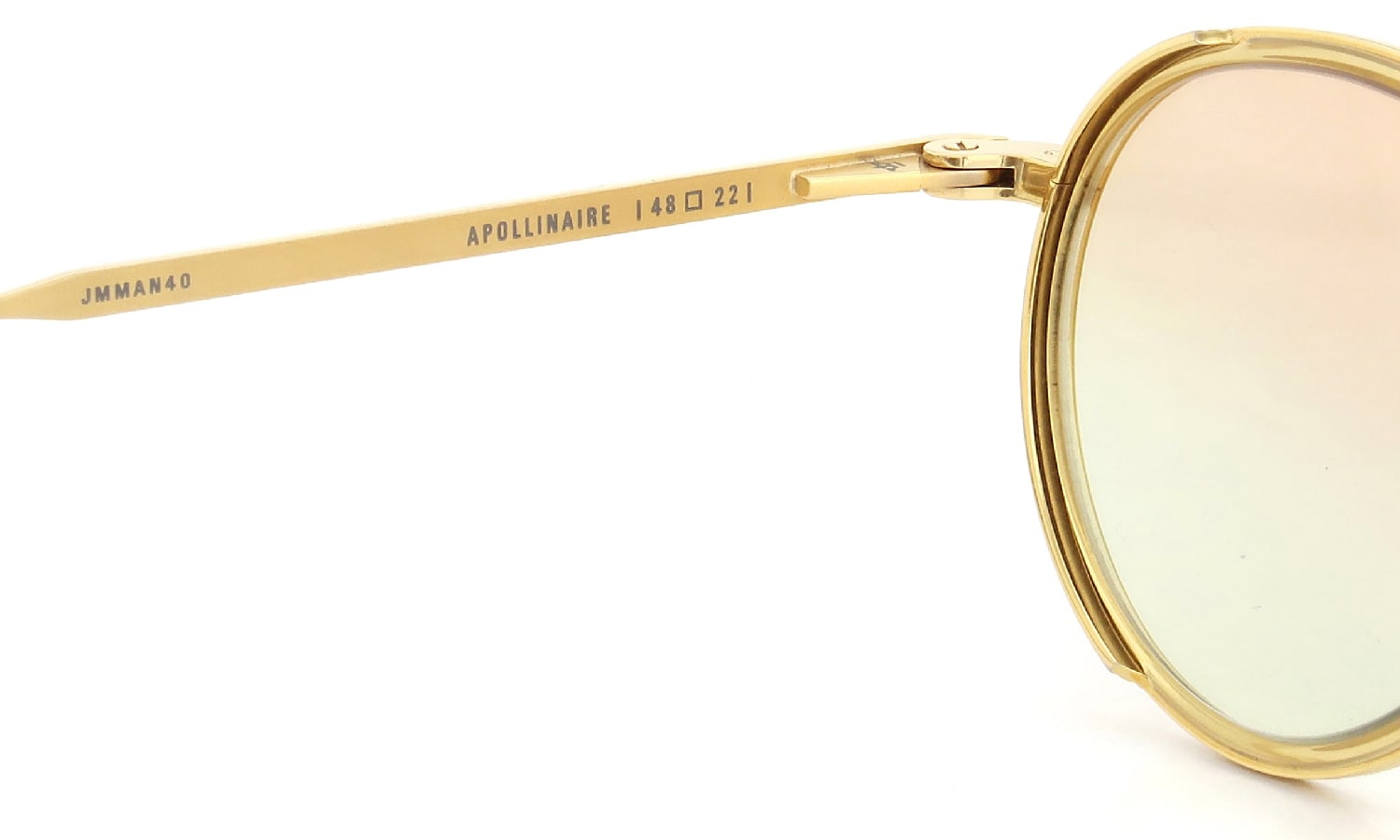JACQUESMARIEMAGE サングラス通販 APOLLINAIRE Gold JMMAN-40 旧レンズカラー