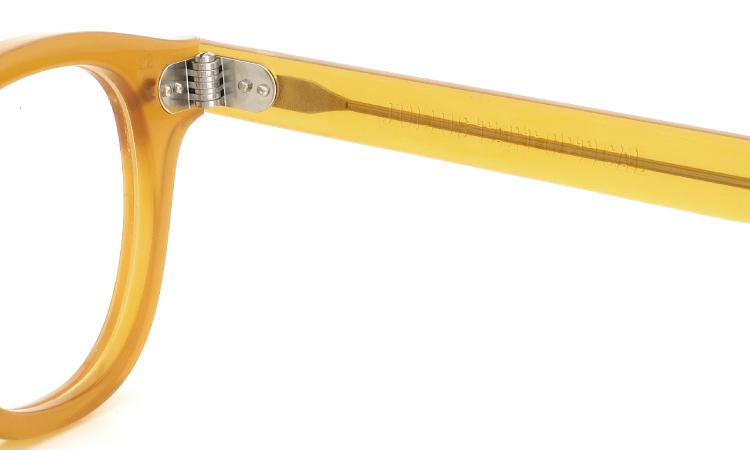 JULIUS TART OPTICAL メガネ通販 AR-46-22 PL-002S VINTAGE YELLOW