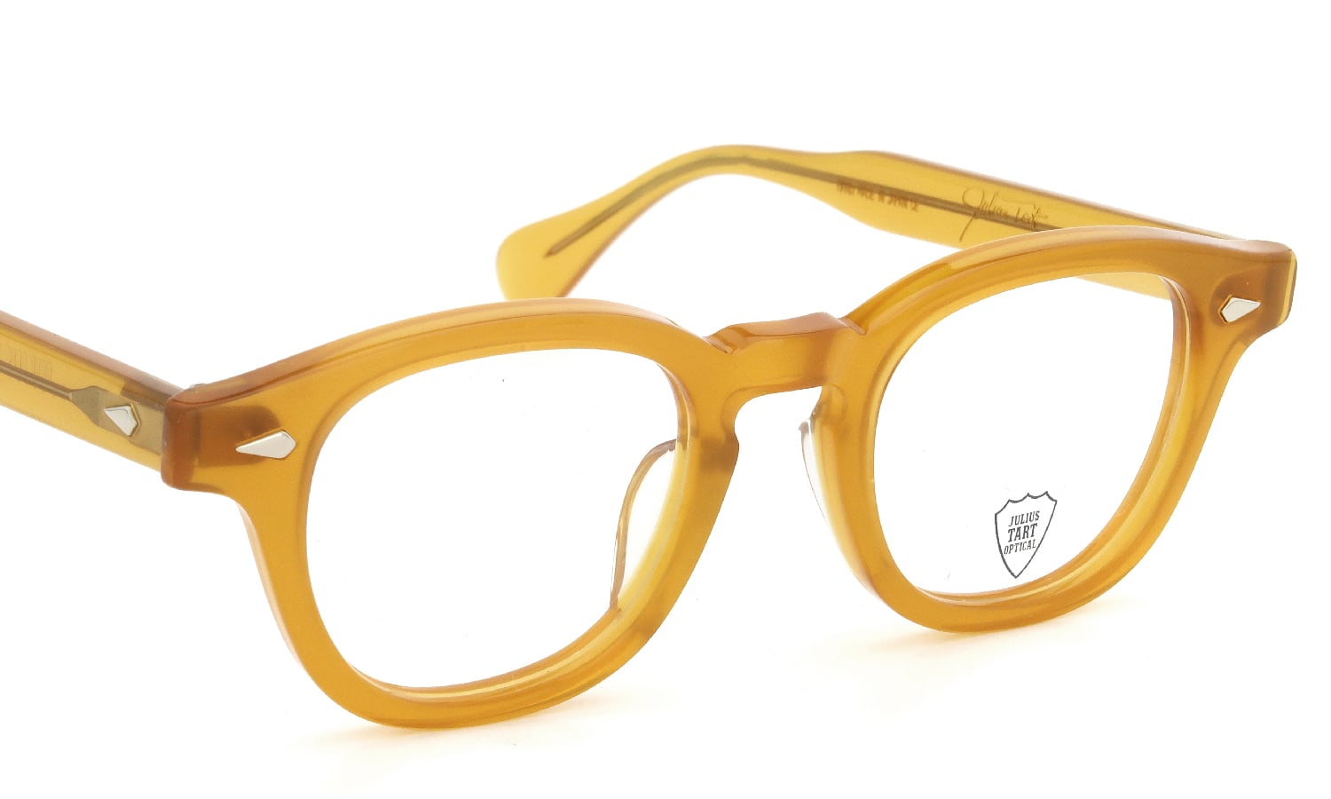 JULIUS TART OPTICAL メガネ通販 AR-46-22 PL-002S VINTAGE YELLOW