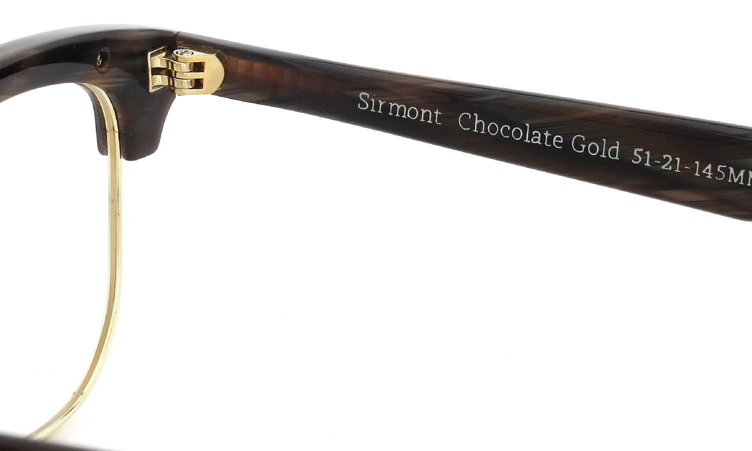 American Optical メガネ通販 Sirmont Chocolate Gold 51size