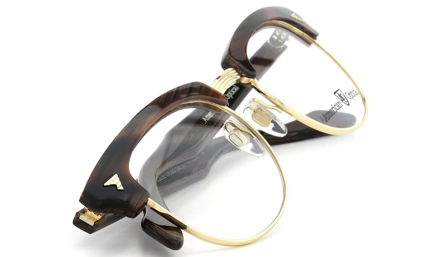 American Optical メガネ通販 Sirmont Chocolate Gold 51size